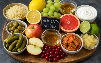 Tableau des aliments acides et alcalins : le guide du pH