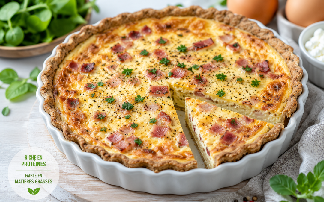Ma recette quiche lorraine healthy pour un plaisir léger 🥧