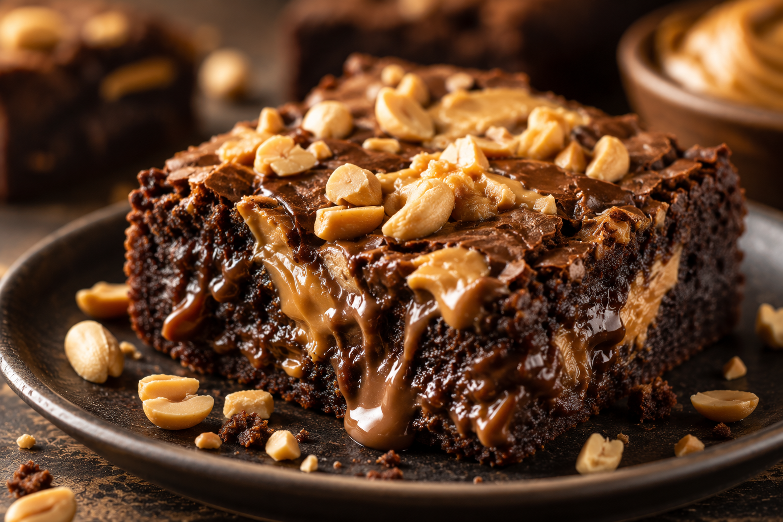 Réussissez votre brownie beurre de cacahuète avec un cœur fondant ! 🥜 Suivez nos astuces de marbrage et de cuisson pour un dessert marbré irrésistible.