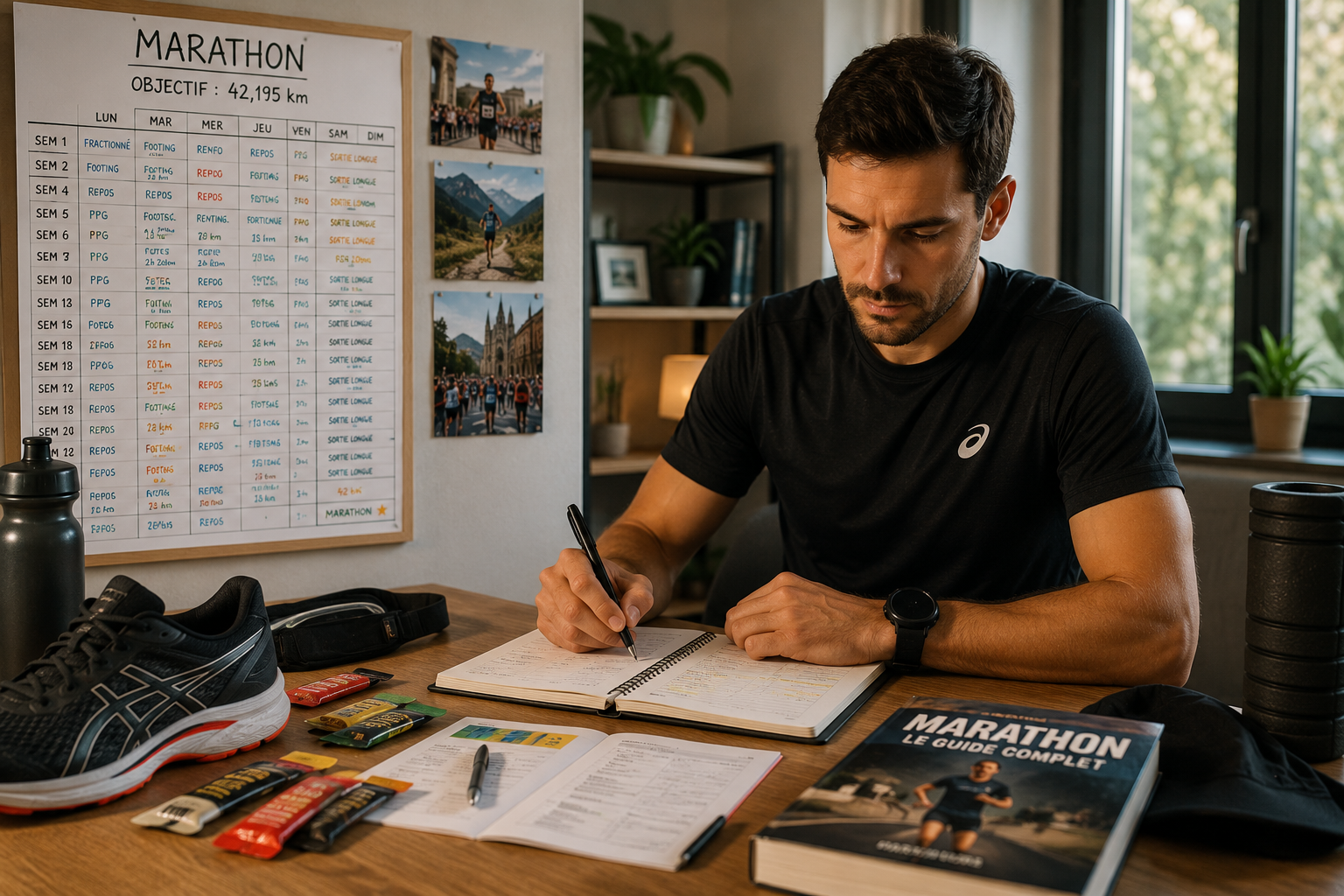 Réussissez votre préparation semi marathon alimentation ! 🏃‍♂️ Boostez votre énergie avec nos conseils sur les glucides, l'hydratation et la recharge.