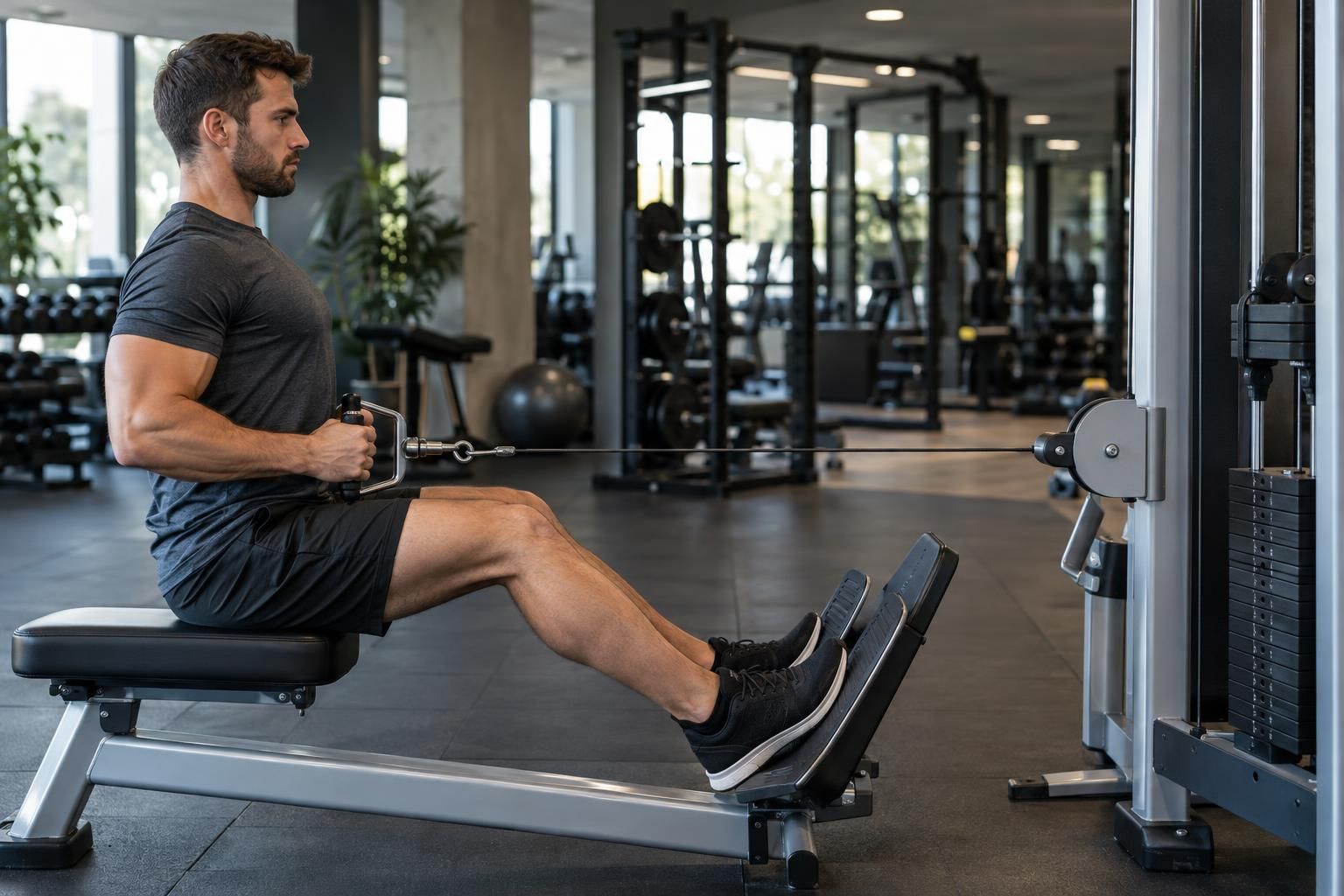 découvrez comment réaliser correctement le tirage horizontal à la poulie : posture, technique et conseils pour renforcer efficacement les muscles du dos.