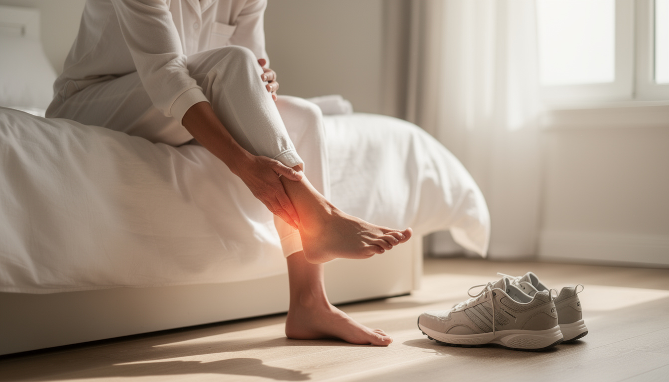 Douleur du tendon d’achille au réveil : causes et solutions douleur du tendon d’achille au réveil : découvrez les causes possibles, les gestes pour soulager la douleur et les solutions pour retrouver votre mobilité.