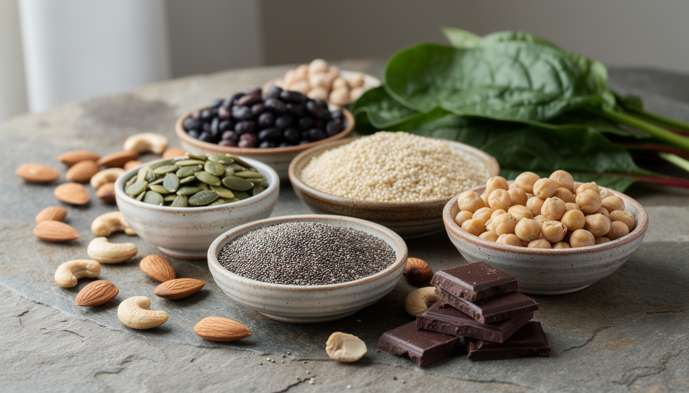 découvrez les aliments les plus riches en magnésium, des graines aux légumes verts, et apprenez à les intégrer facilement à votre alimentation.
