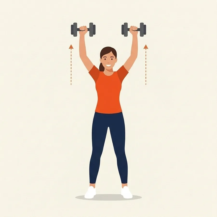 Illustration de l'exercice développé épaules