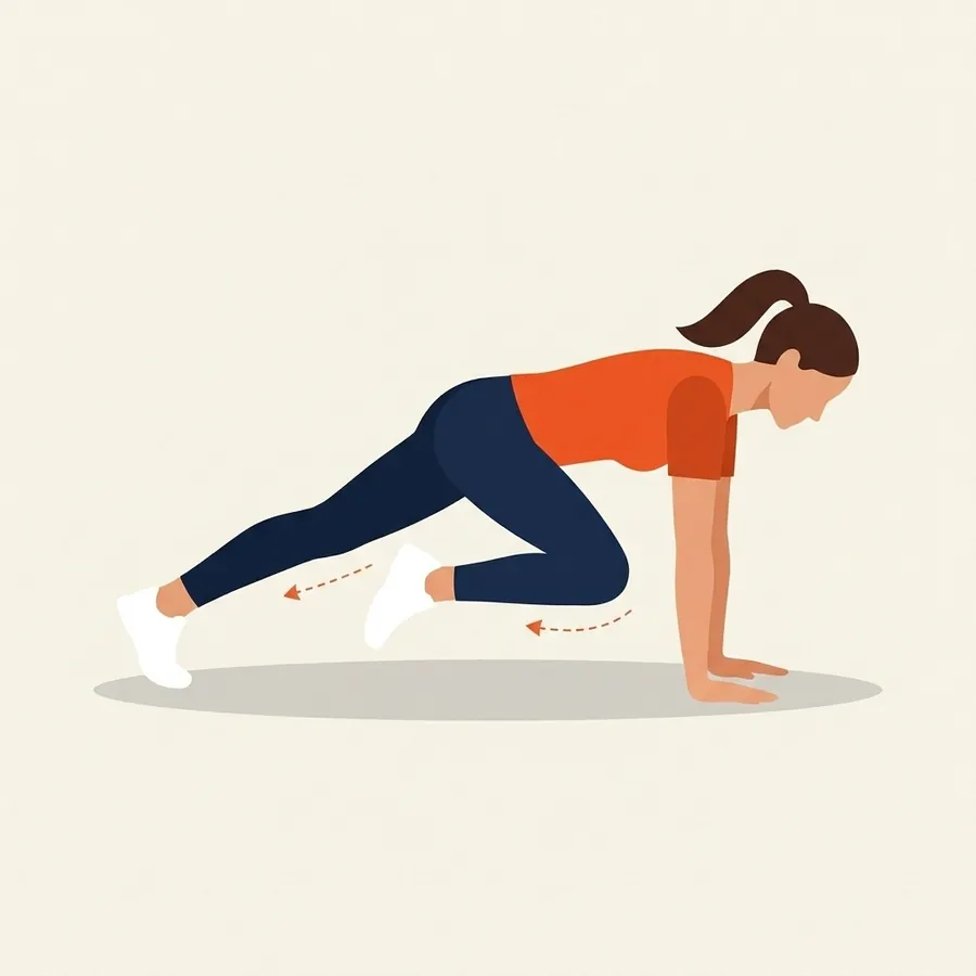 Illustration de l'exercice mountain climber