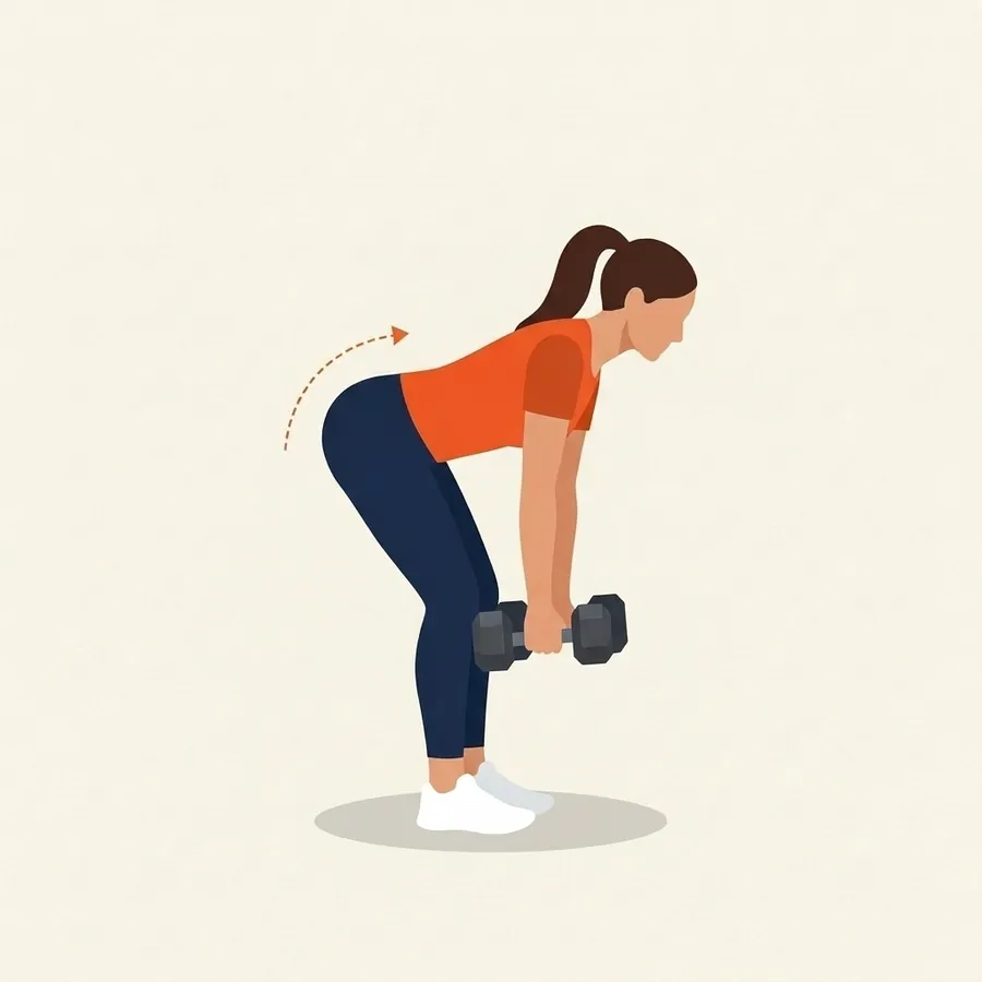 Illustration de l'exercice soulevé de terre roumain